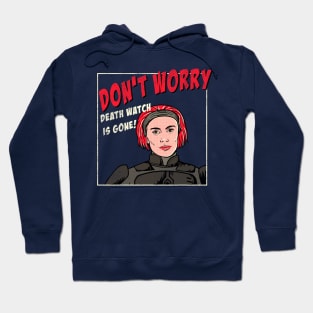 DON'T WORRY pop art Bo Katan mashup Hoodie